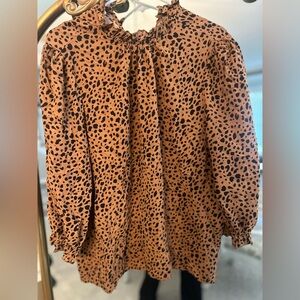 Leopard Print Women's Top